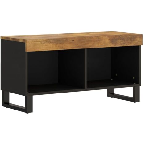 vidaXL Mobile Porta TV 85x33x43,5 cm in Legno Massello di Mango