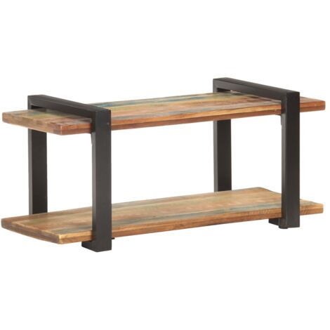 vidaXL Mobile Porta TV 90x40x40 cm in Legno Massello di Recupero