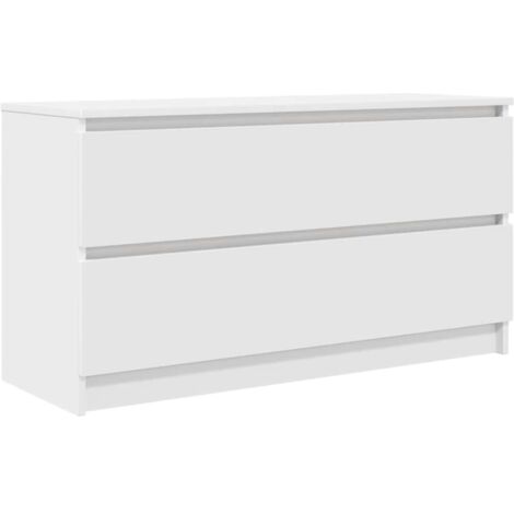 vidaXL Mobile Porta TV Bianco 100x35x54 cm in Legno Multistrato