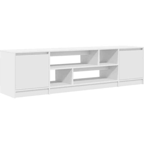 vidaXL Mobile Porta TV Bianco 188,5x41x50 cm in Legno Multistrato