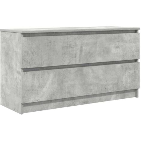 vidaXL Mobile Porta TV Grigio Cemento 100x35x54 cm Legno Multistrato