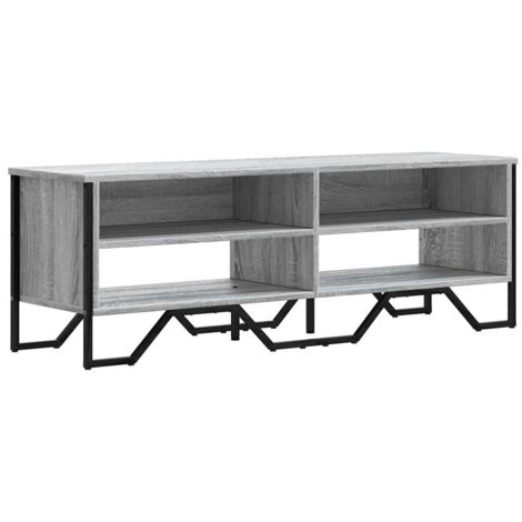 vidaXL Mobile Porta TV Grigio Sonoma 122x34x41cm in Legno Multistrato