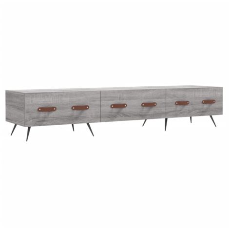 vidaXL Mobile Porta TV Grigio Sonoma 150x36x30 cm in Legno Multistrato
