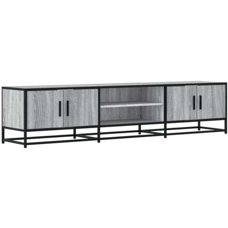 vidaXL Mobile Porta TV Grigio Sonoma 180x35x41 cm in Truciolato