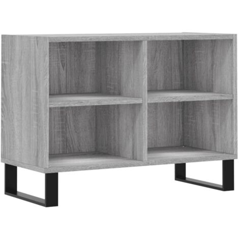 vidaXL Mobile Porta TV Grigio Sonoma 69,5x30x50cm in Legno Multistrato