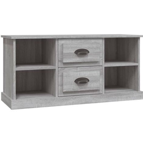vidaXL Mobile Porta TV Grigio Sonoma 99,5x35,5x48 cm Legno Multistrato