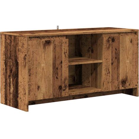 vidaXL Mobile Porta TV Legno Antico 102x37,5x52,5 cm Legno Multistrato