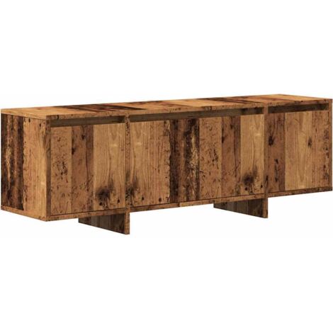 vidaXL Mobile Porta TV Legno Antico 120x30x40,5 cm Legno Multistrato