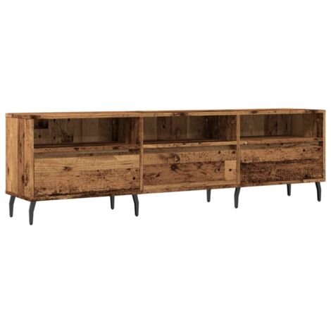 vidaXL Mobile Porta TV Legno Antico 150x30x44,5 cm Legno Multistrato