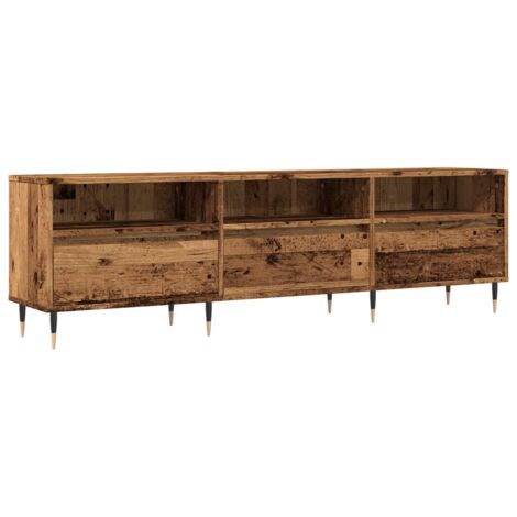 vidaXL Mobile Porta TV Legno Antico 150x30x44,5 cm Legno Multistrato