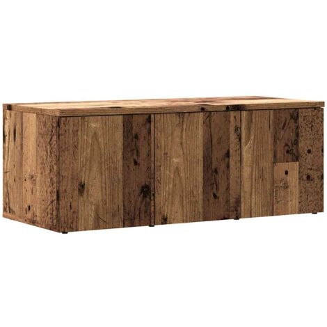 vidaXL Mobile Porta TV Legno Vecchio 80x34x30 cm in Legno Multistrato