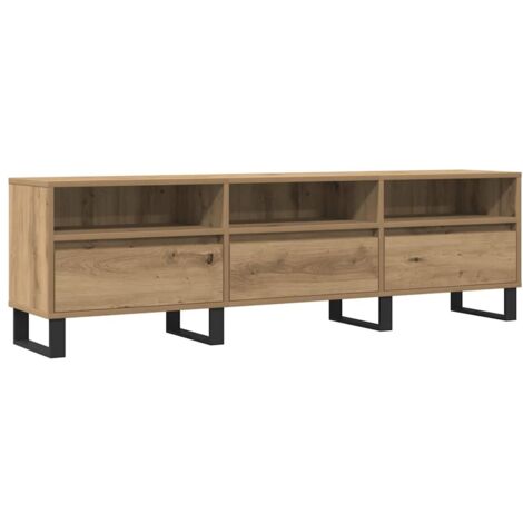vidaXL Mobile Porta TV Rovere Artigianale 150x30x44,5 cm Multistrato