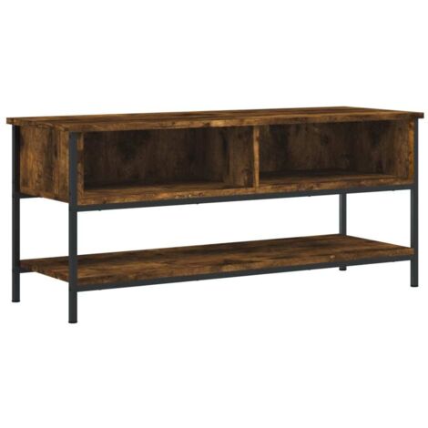 vidaXL Mobile Porta TV Rovere Fumo 100x35x45 cm in Legno Multistrato