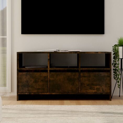 vidaXL Mobile Porta TV Rovere Fumo 102x37,5x52,5 cm in Truciolato