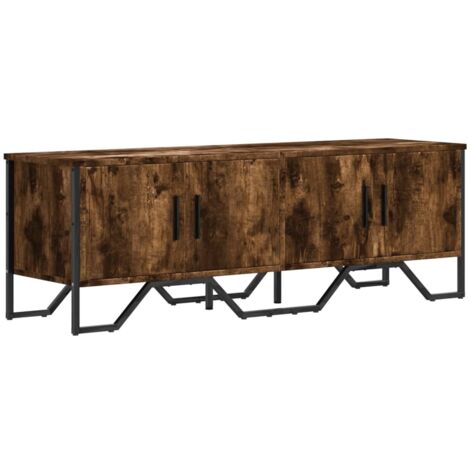 vidaXL Mobile Porta TV Rovere Fumo 122x34x41 cm in Legno Multistrato