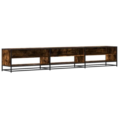 vidaXL Mobile Porta TV Rovere Fumo 270x40x46 cm in Truciolato