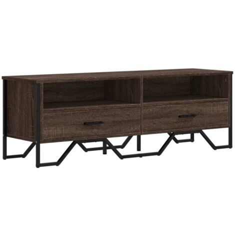 vidaXL Mobile Porta TV Rovere Marrone 122x34x41cm in Legno