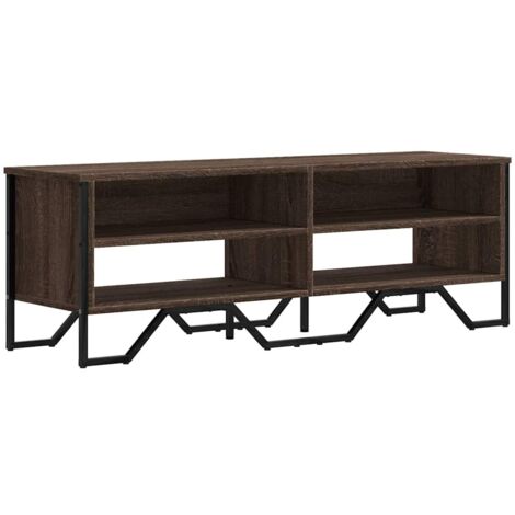 vidaXL Mobile Porta TV Rovere Marrone 122x34x41cm in Legno Multistrato