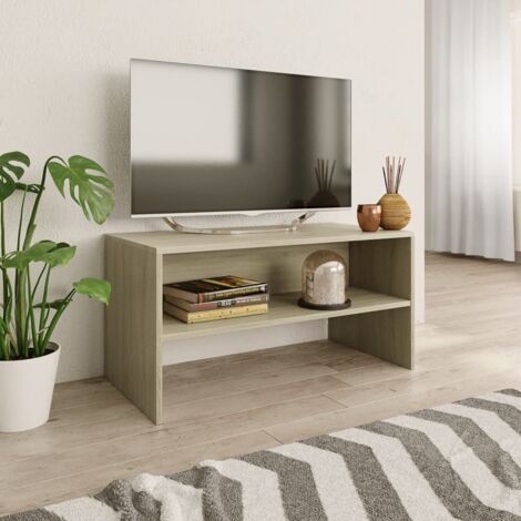 vidaXL Mobile Porta TV Rovere Sonoma 80x40x40 cm in Legno Multistrato