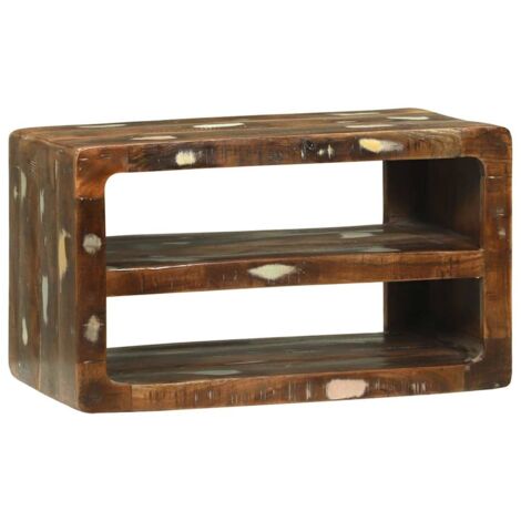 vidaXL Mobile TV 60 x 32 x 36 cm Legno massello di recupero