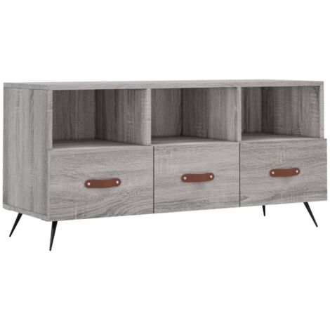 vidaXL Mobile TV Grigio Sonoma 102x36x50 cm in Legno Multistrato