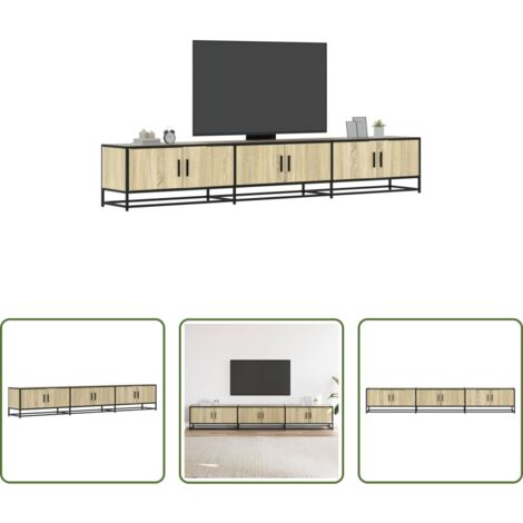 vidaXL Mobile TV in legno -  Mobile per TV Rovere Sonoma 240x35x41 cm in Truciolato