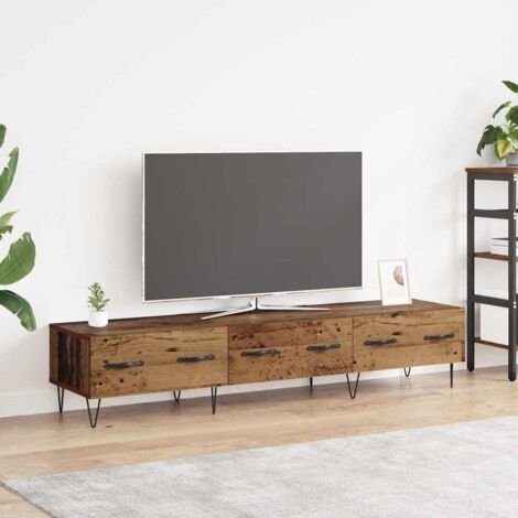 vidaXL Mobile TV Legno vecchio 150 x 36 x 30 cm Legno multistrato