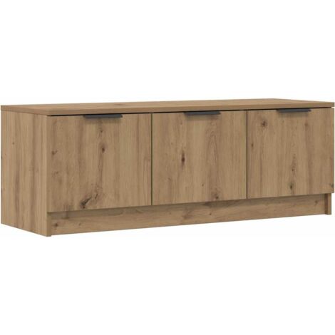 vidaXL Mobile TV Marrone Artigianale 102x35x36,5 cm Legno Multistrato