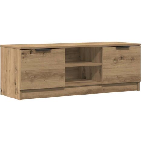 vidaXL Mobile TV Marrone Artigianale 102x35x36,5 cm Legno Multistrato