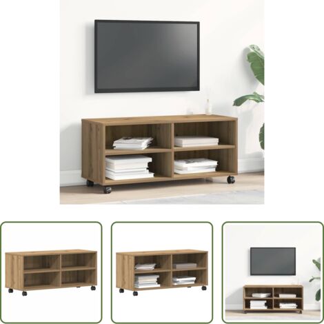 vidaXL Mobile TV -  Mobile TV Marrone 90 x 35 x 40.5 cm Legno multistrato
