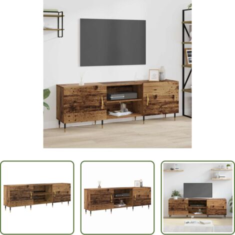 vidaXL Mobile TV moderno -  Mobile TV Legno vecchio 150 x 30 x 50 cm Legno multistrato