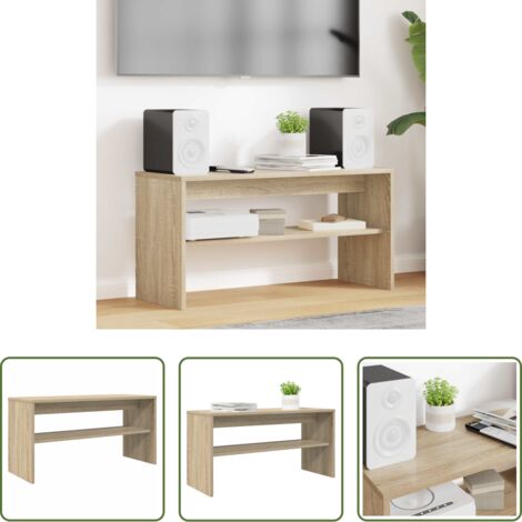 vidaXL Mobile TV moderno -  Mobile TV Rovere Sonoma 80 x 30 x 40 cm Legno multistrato