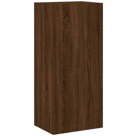 vidaXL Mobile TV Parete Rovere Marrone 40,5x30x90 cm Legno Multistrato