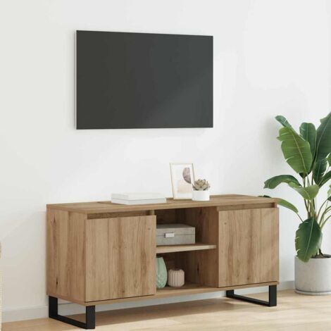 vidaXL Mobile TV Rovere artigianale 104 x 35 x 50 cm Legno