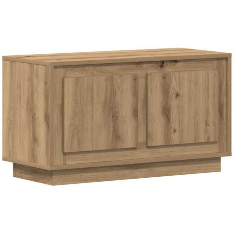 vidaXL Mobile TV rovere artigianale 80 x 35 x 45 cm Legno multistrato