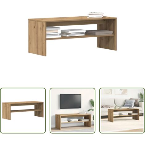 vidaXL Mobile TV rovere artigianale -  Mobile Porta TV Rovere Artigianale 100x40x40 cm in Truciolato