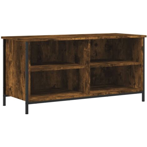 vidaXL Mobile TV Rovere Fumo 100x40x50 cm in Legno Multistrato