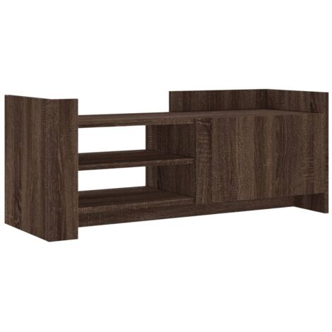 vidaXL Mobile TV Rovere Marrone 100x35x40 cm in Legno Multistrato