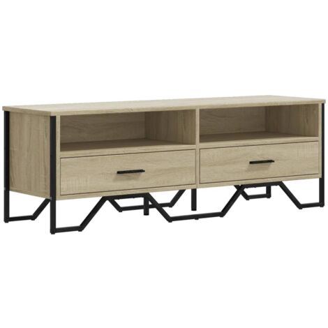 vidaXL Mobile TV Rovere Sonoma 122x34x41 cm in Legno Multistrato