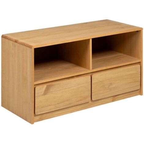 vidaXL Mobile TV SAUDA Rovere 99x43x55 cm in Legno Massello di Pino