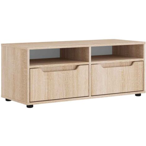 vidaXL Mobile TV VISNES Rovere Sonoma 100x40x38 cm Legno Multistrato
