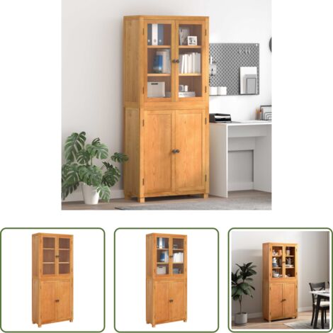 vidaXL Mobili per soggiorno -  Set di Mobili per Magazzino con lo scaffale 2 pcs Naturale