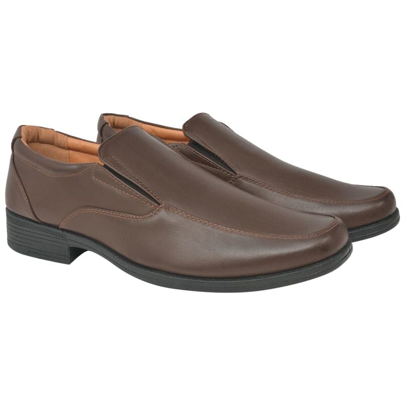 

Mocasines de hombre marrón talla 42 cuero PU - Marrón - Vidaxl