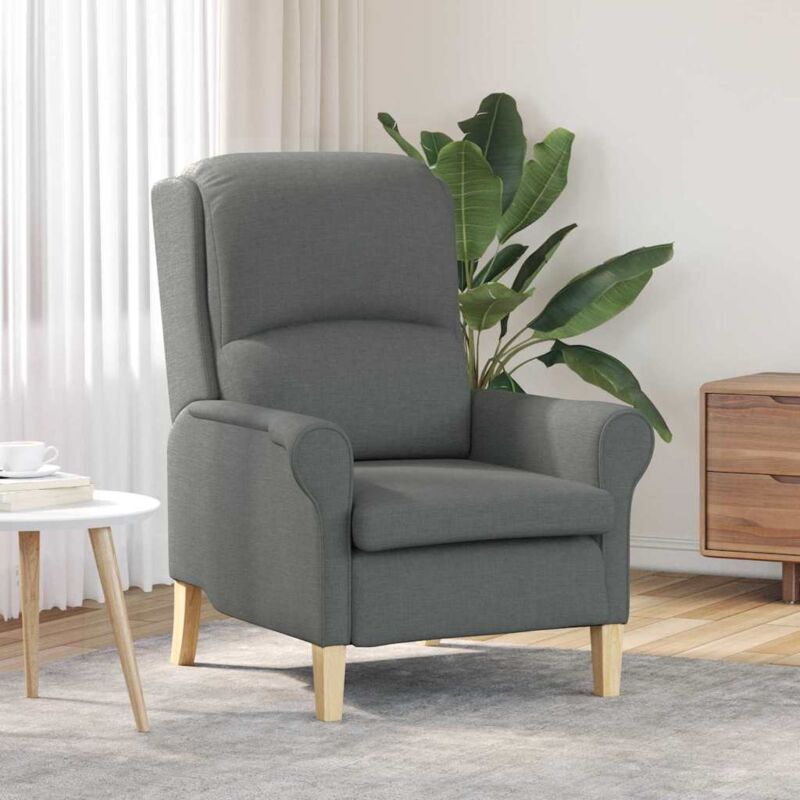 Sessel Dunkelgrau 76 X 94 X 102 Cm Stoff Vidaxl