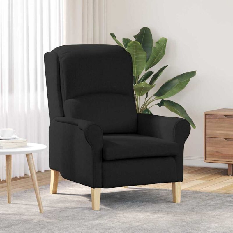 Sessel Schwarz 76 X 94 X 102 Cm Stoff Vidaxl