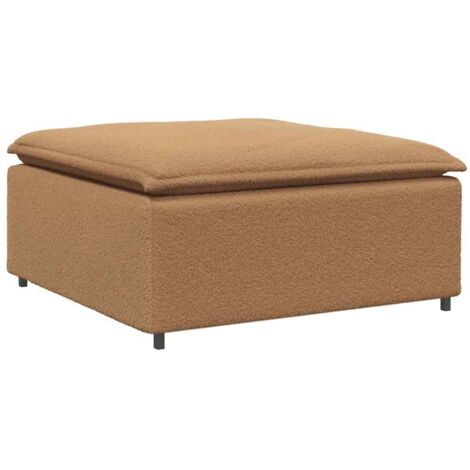 vidaXL Modulo Poggiapiedi Divano Modulare Beige 100x100x48 cm