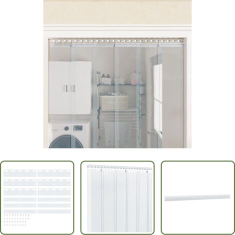 vidaXL Montaggio tende -  Piastre di Collegamento 6 pz Argento 20 cm Acciaio Inossidabile