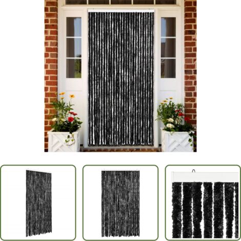 vidaXL Mosche -  Zanzariera Antracite 118x220 cm Ciniglia