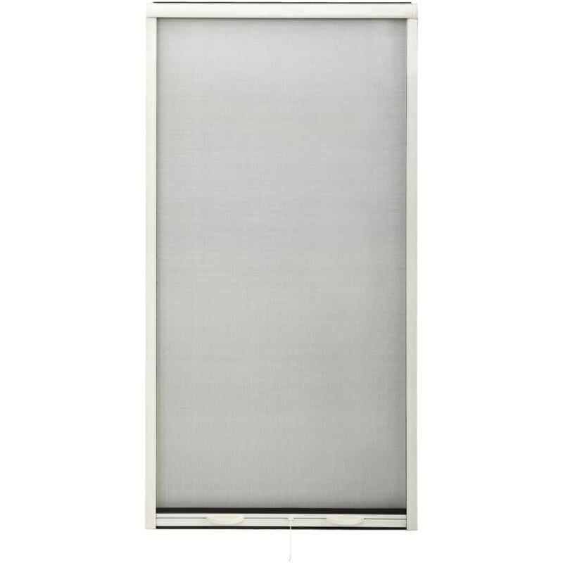 

vidaXL Mosquitera enrollable para ventanas blanco 90x170 cm - Blanco