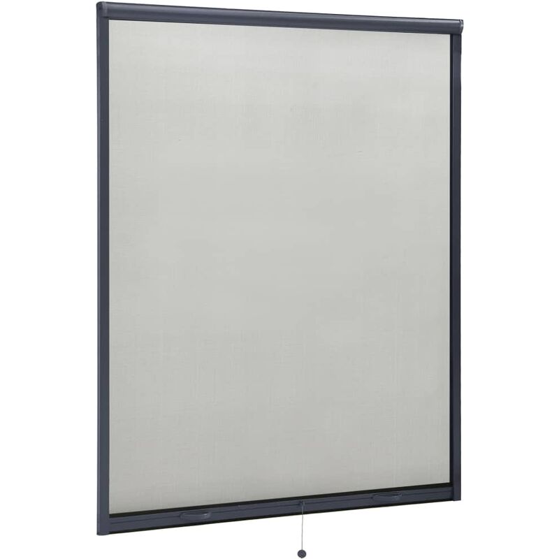 

Mosquitera enrollable para ventanas gris antracita 140x170 cm - Antracita - Vidaxl
